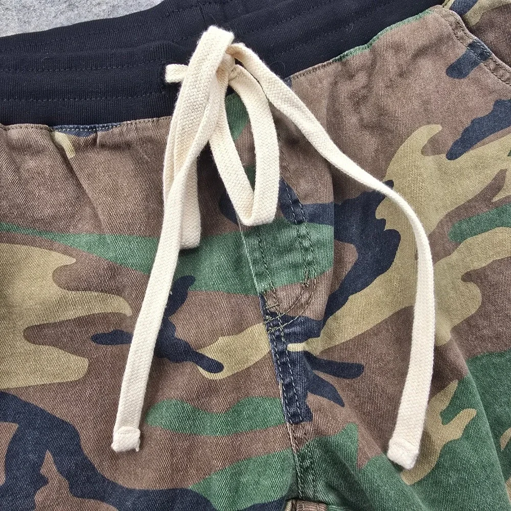 MNML Camo Cargo Pants Mens 2XL Green Good Ankle Zip Slim Tapered Streetwear